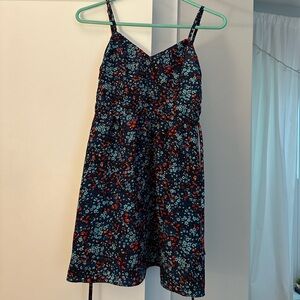 Parker floral satin mini dress size XS